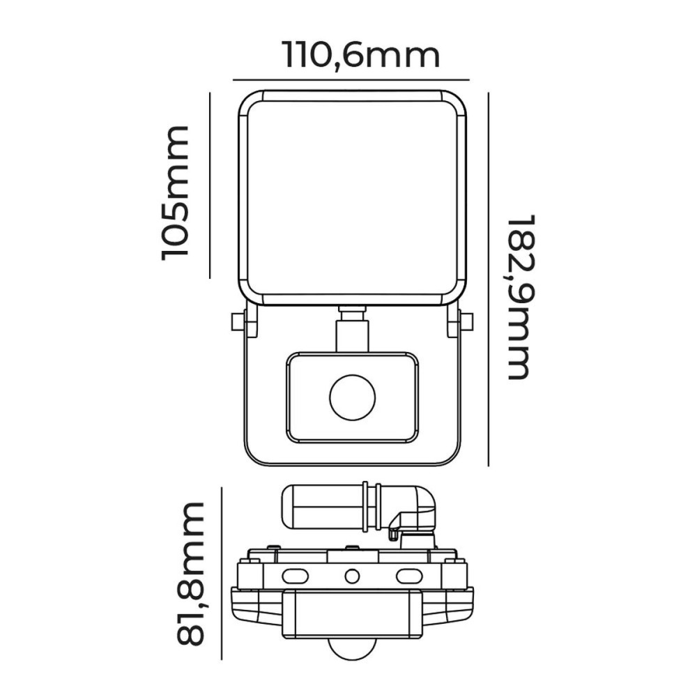 Floodlight/Projector Light EDM 70421 Frameless