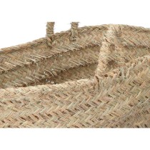 Log basket EDM Esparto grass 60 x 35 x 45 cm 60 x 45 x 35 cm Oval