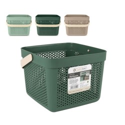 Multi-purpose basket Confortime Plastic 12 L 27 x 27 x 21 cm (12 Units)