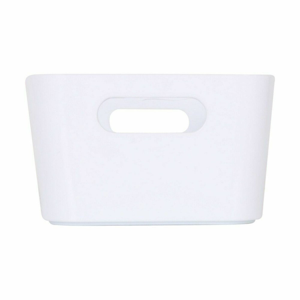 Multi-purpose basket Dem White 19 x 13,5 x 8 cm (24 Units)