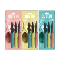 Knife Set Quttin Samba 3 Pieces 19,5 x 2 x 1 cm (12 Units)