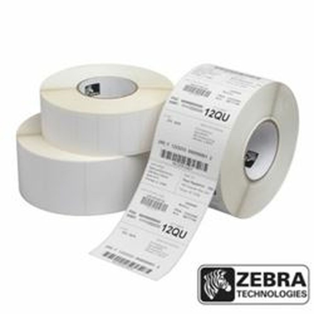 Rouleau de Papier Thermique Zebra 800262-125 Blanc (12 Unités)