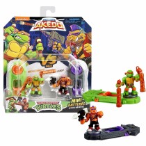 Figurines de combat Teenage Mutant Ninja Turtles Legends of Akedo: Michelangelo vs Evil Bepop