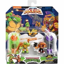 Figurines de combat Teenage Mutant Ninja Turtles Legends of Akedo: Michelangelo vs Evil Bepop