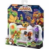 Figurines de combat Teenage Mutant Ninja Turtles Legends of Akedo: Michelangelo vs Evil Bepop