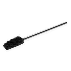 Brosse de salle de wc Versa Blanc Acier polypropylène 7,7 x 48,5 x 11,4 cm