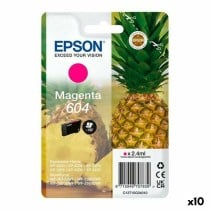 Original Ink Cartridge Epson XP-2200 WF-2910DWF Black Magenta (10 Units)