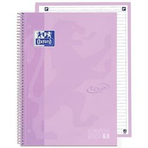 Notebook Oxford EUROPEANBOOK 1 Lavendar Cake A4+ 80 Sheets 5 Pieces (2 Units)