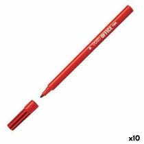 Felt-tip pens Tratto Red 12 Pieces (10 Units)