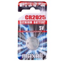 Lithium Button Batteries Maxell 3V CR2025 (10 Units)