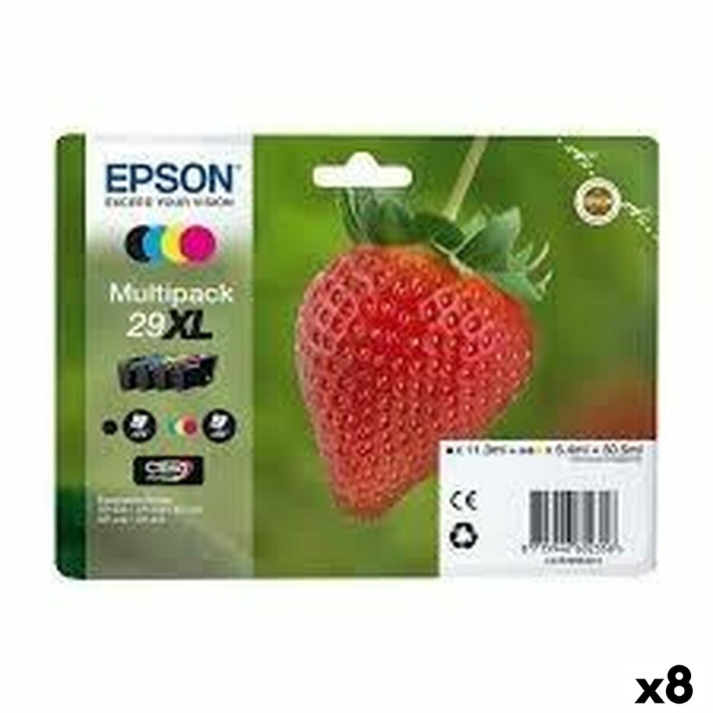 Original Tintenpatrone Epson  Nº 29 XL Schwarz/Zyanblau/Magenta/Gelb (8 Stück) (1 Stück)