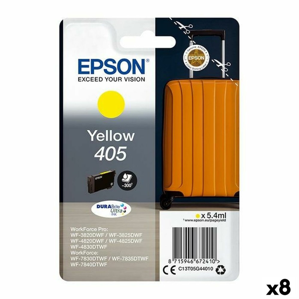 Cartouche d'encre originale Epson Nº 405 Jaune (8 Unités)