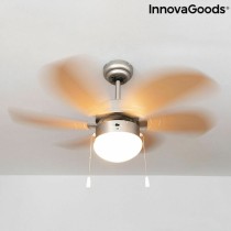 Ventilateur de Plafond avec Lumière InnovaGoods Ø 75 cm 55W (Reconditionné B)