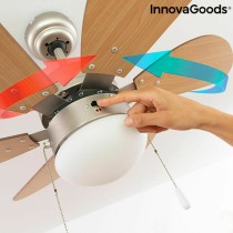 Ventilateur de Plafond avec Lumière InnovaGoods Ø 75 cm 55W (Reconditionné B)