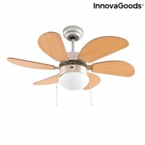 Ventilateur de Plafond avec Lumière InnovaGoods Ø 75 cm 55W (Reconditionné B)