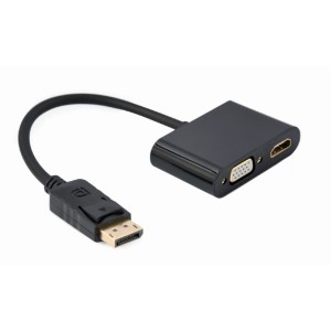 Câble DisplayPort GEMBIRD A-DPM-HDMIFVGAF-01 Noir 10 cm