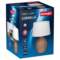 Lampe de bureau Activejet AJE-CORNELIA Noir Bois