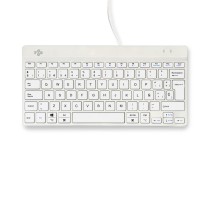 Keyboard R-Go RGOCOESWDWH White Spanish Qwerty