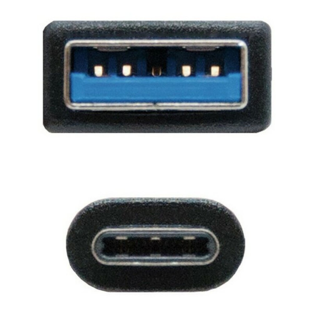 USB zu Mini USB-Kabel NANOCABLE 10.01.4001-L150 (1,5M) Schwarz