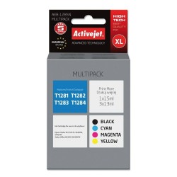 Original Ink Cartridge Activejet AEB-1285N Black/Cyan/Magenta/Yellow 3