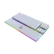 Clavier Newskill Espagnol Qwerty Blanc LED RGB