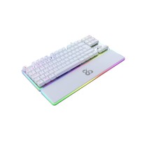 Tastatur Newskill Qwerty Spanisch Weiß LED RGB