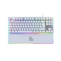 Tastatur Newskill Qwerty Spanisch Weiß LED RGB