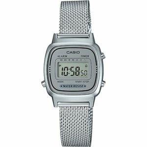 Montre Unisexe Casio LA670WEM-7EF Noir Argenté (Ø 25 mm)