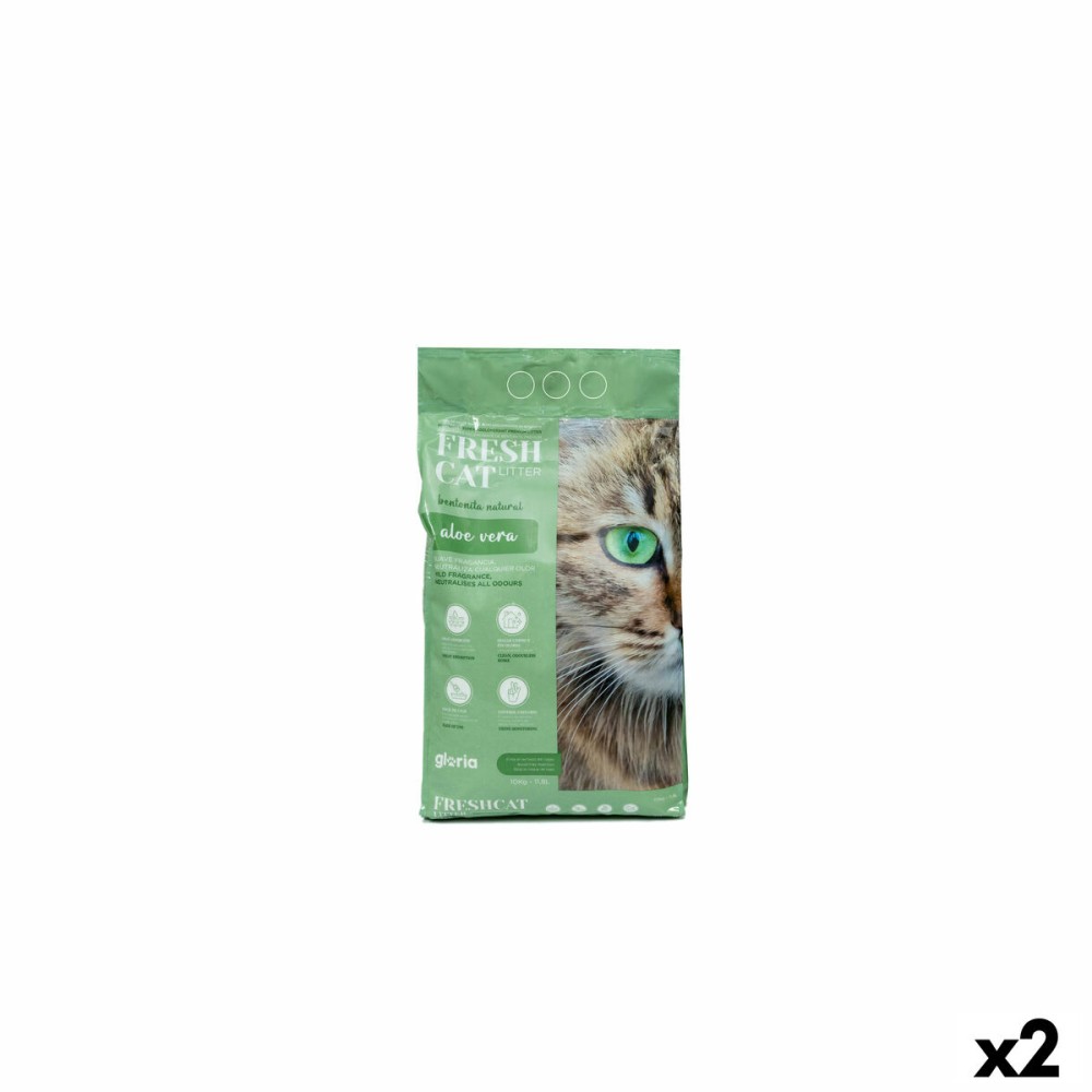 Katzenstreu Gloria Premium Aloe Vera 10 kg 2 Stück