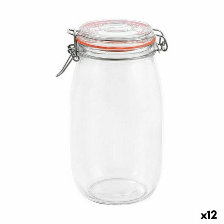 Topf La Mediterránea Luftdicht Glas 1,5 L (12 Stück)