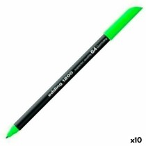 Felt-tip pens Edding 1200 Green (10 Units)