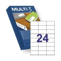 Adhesive labels MULTI 3 500 Sheets 70 x 37 mm White