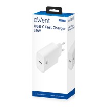 Wandladegerät Ewent EW1320 Weiß 20 W