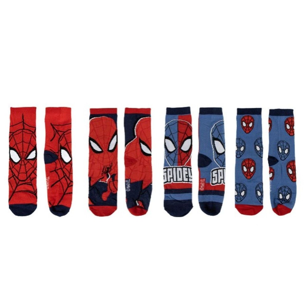 Socken Spider-Man Socken Unisex 4 Paare