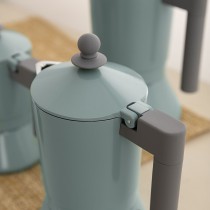 Cafetière Italienne Quid Ozon Vert Métal 3 Tasses