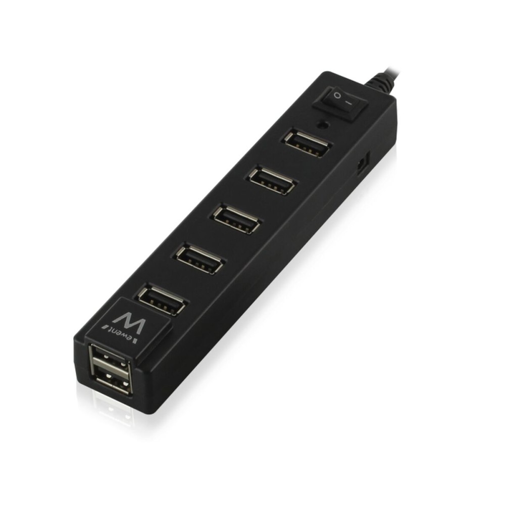 Hub USB Ewent EW1130 Schwarz