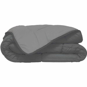 Remplissage de couette Poyet  Motte Calgary Gris Argenté 400 g /m² 220 x 240 cm