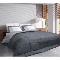 Remplissage de couette Poyet  Motte Calgary Gris Argenté 400 g /m² 220 x 240 cm