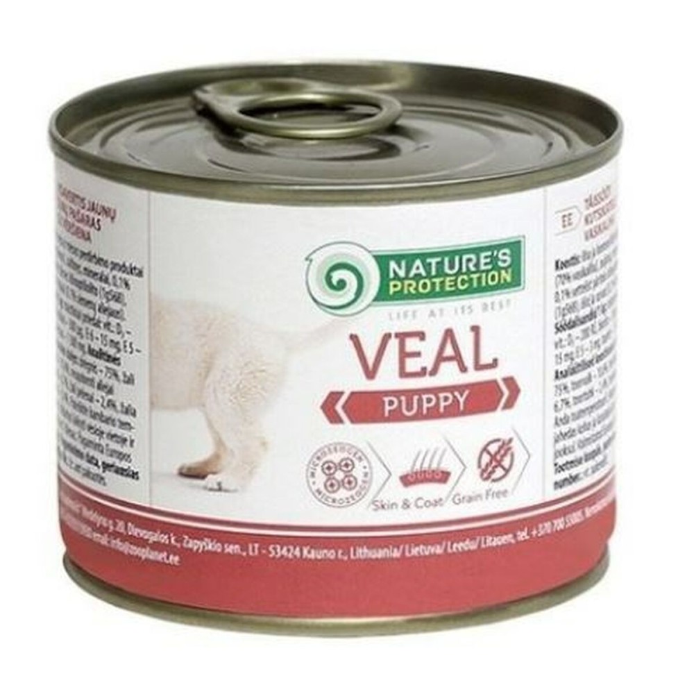 Alimentation humide NATURE'S PROTECTION Puppy Ternera Veau 200 g