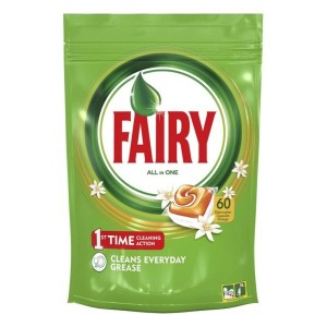 Tabs für Spülmaschine All in One Fairy (60 uds)