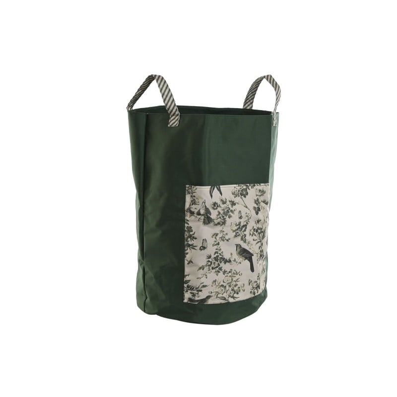 Tasche Home ESPRIT Weiß grün Baumwolle 40 x 40 x 60 cm