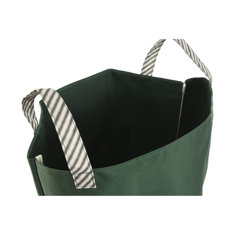 Bag Home ESPRIT White Green Cotton 40 x 40 x 60 cm