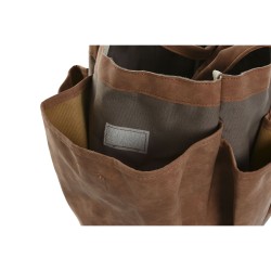 Werkzeughalter Home ESPRIT Handtasche Garten Braun 47 x 18 x 27 cm