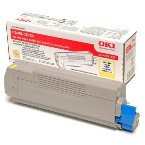 Original Toner OKI 43381905 Gelb