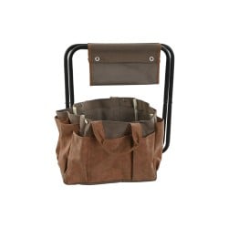 Garden tool kit Home ESPRIT 7 Pieces Brown 40 x 28 x 35 cm