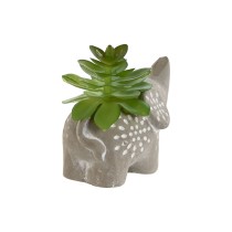 Plante décorative Home ESPRIT Polyéthylène Ciment 8 x 5 x 7 cm (3 Unités)