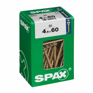 Schraubenkasten SPAX Holzschraube Flacher Kopf (4,5 x 60 mm)