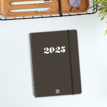 Agenda Finocam MY E10 Noir A5 15,5 x 21,2 cm 2025