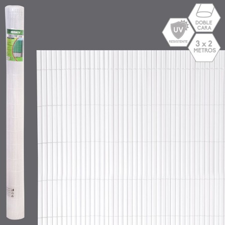 Canisse Blanc PVC 1 x 300 x 200 cm