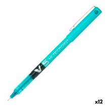 Liquid ink pen Pilot V-5 Hi-Tecpoint Light Blue 0,3 mm (12 Units)